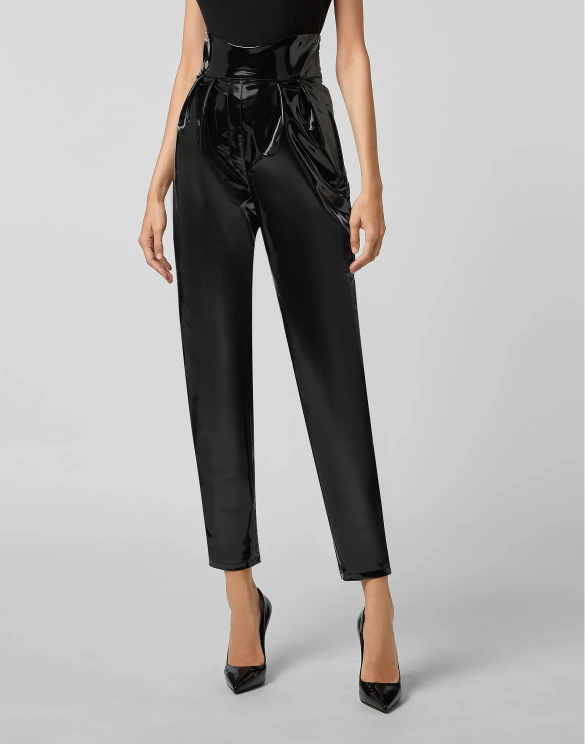 Long Trousers Latex, цвет: Черный