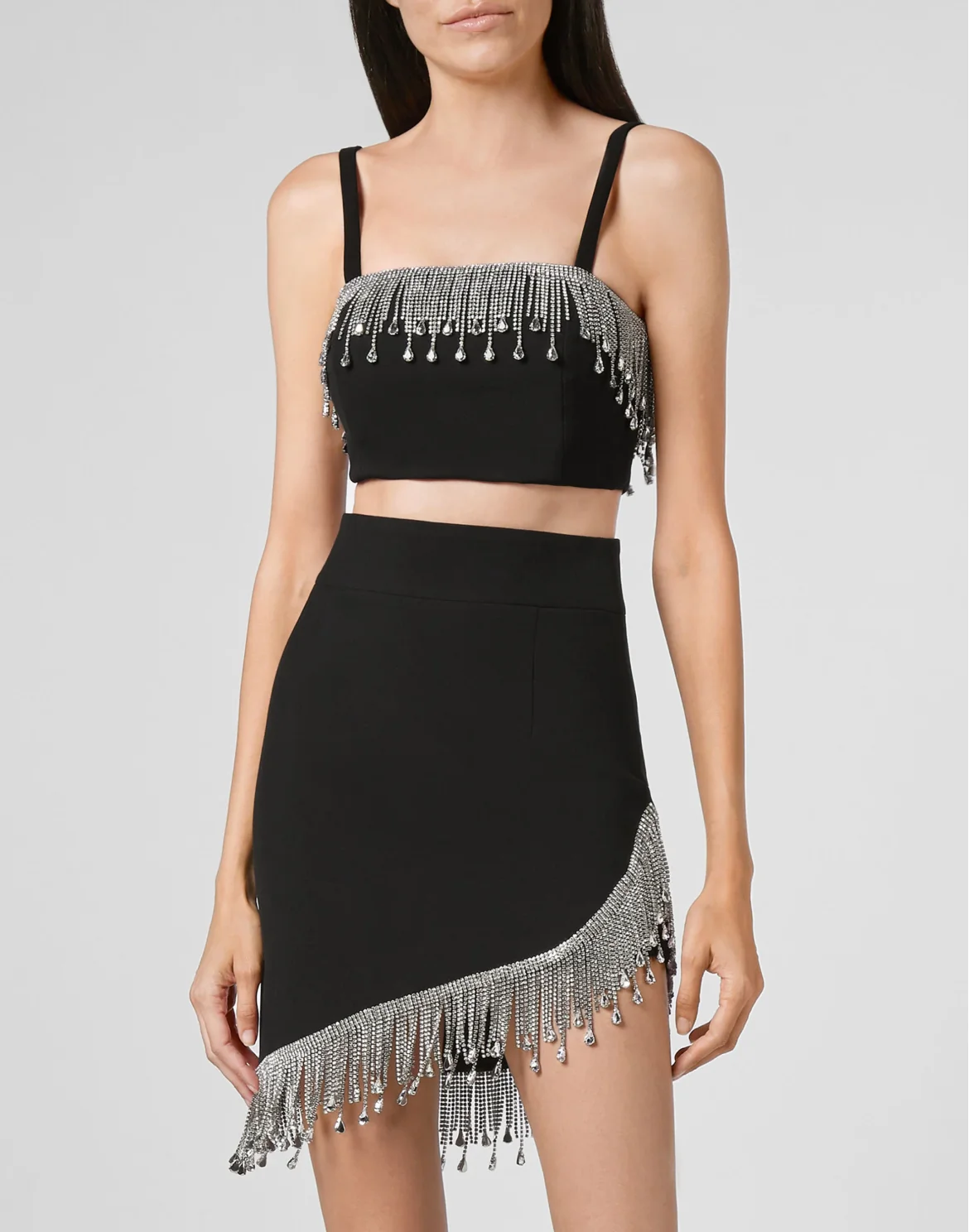 Short Skirt Fringe, цвет: Черный