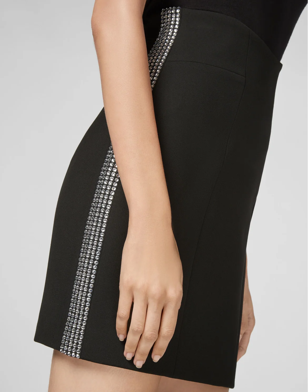 Short Skirt Crystal, цвет: Черный