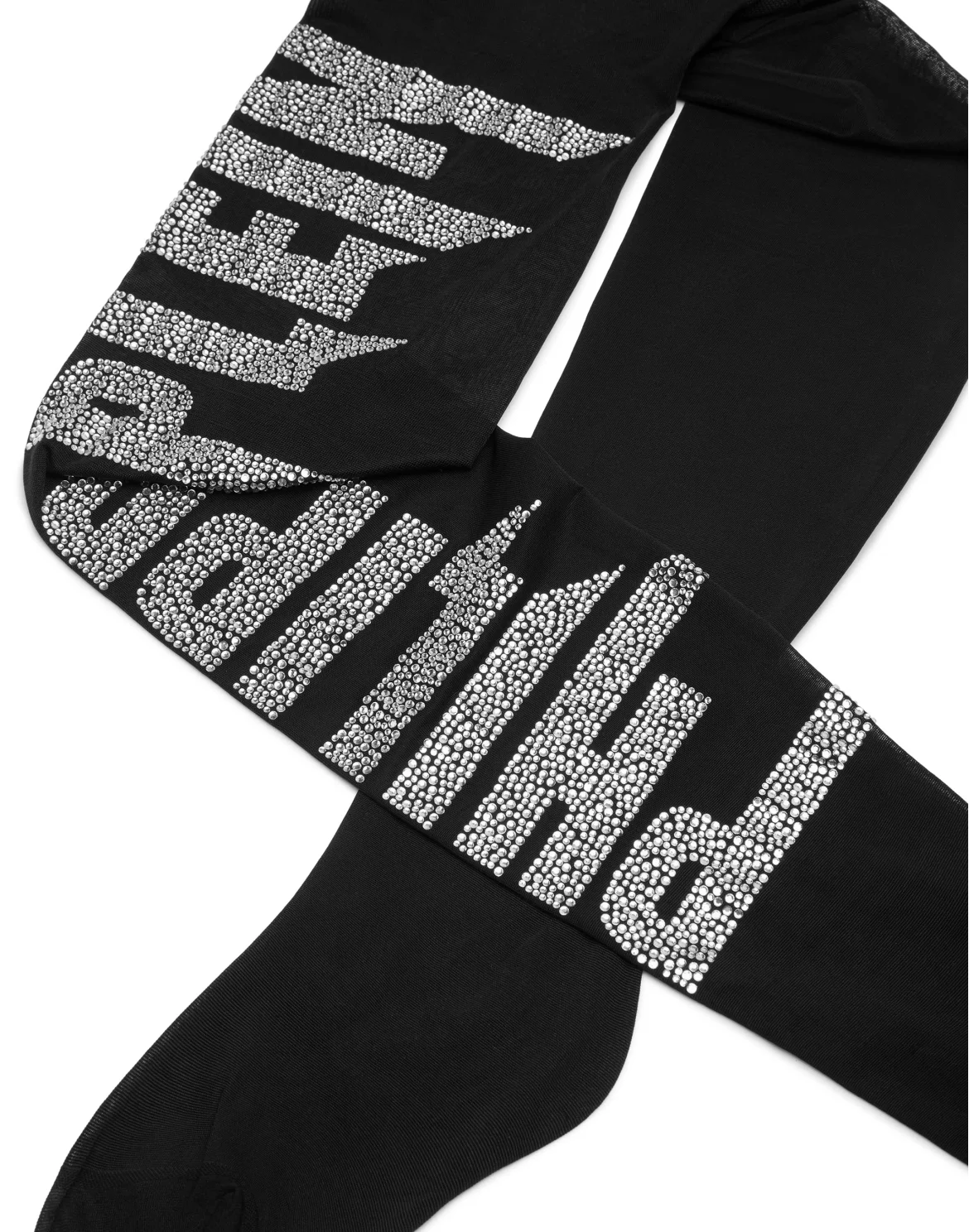 Tights Crystal Plein, цвет: Черный