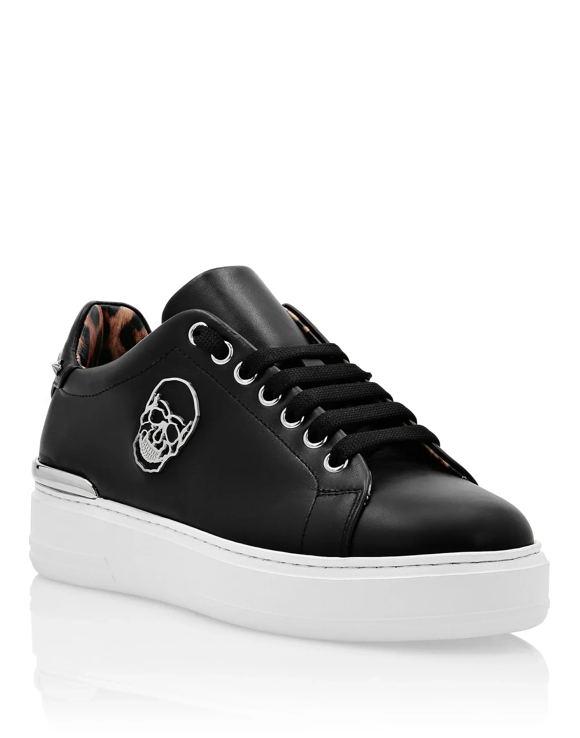 Lo-Top Sneakers The $kull TM, цвет: Черный