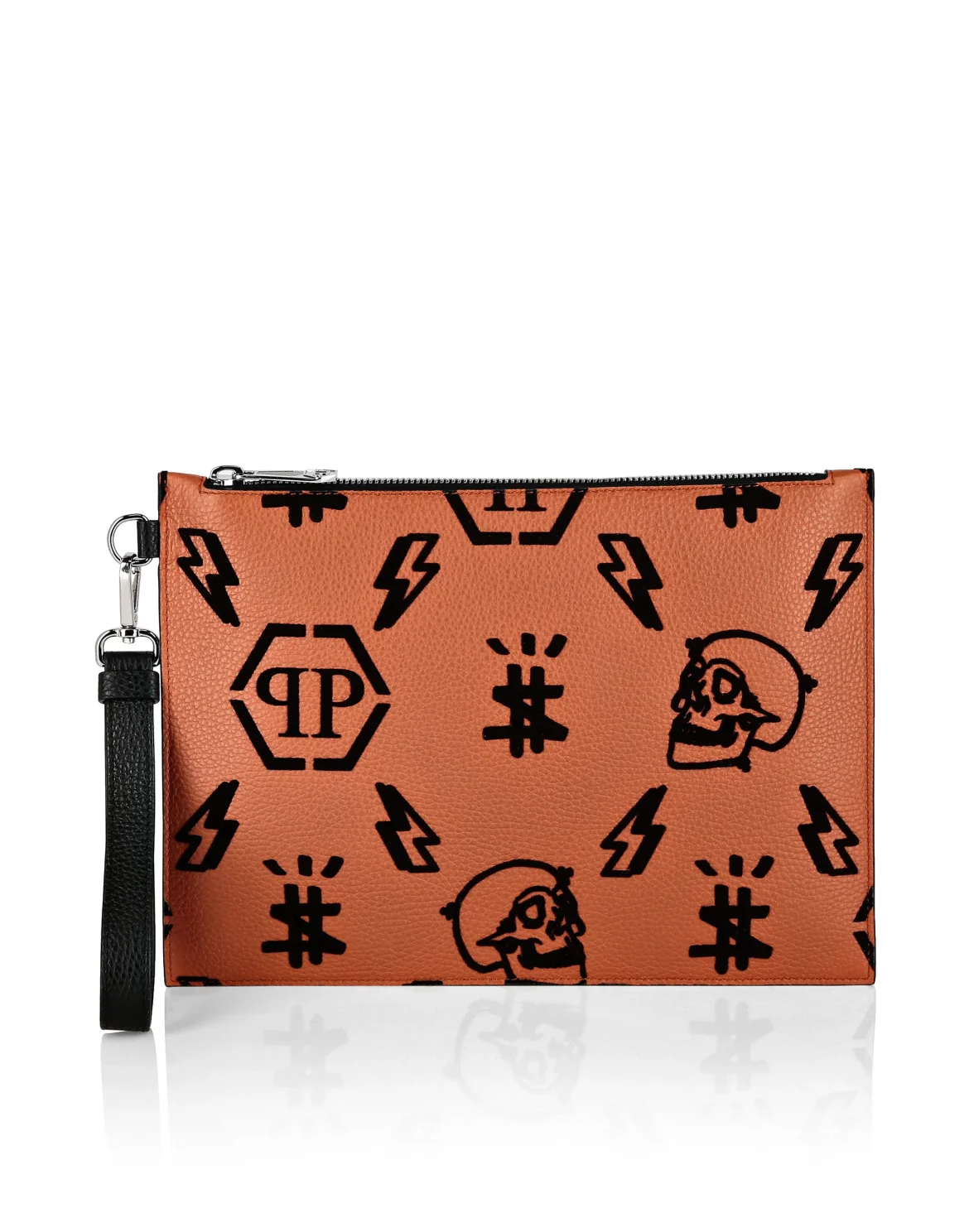 Leather Minaudiere Monogram, цвет: Коричневый