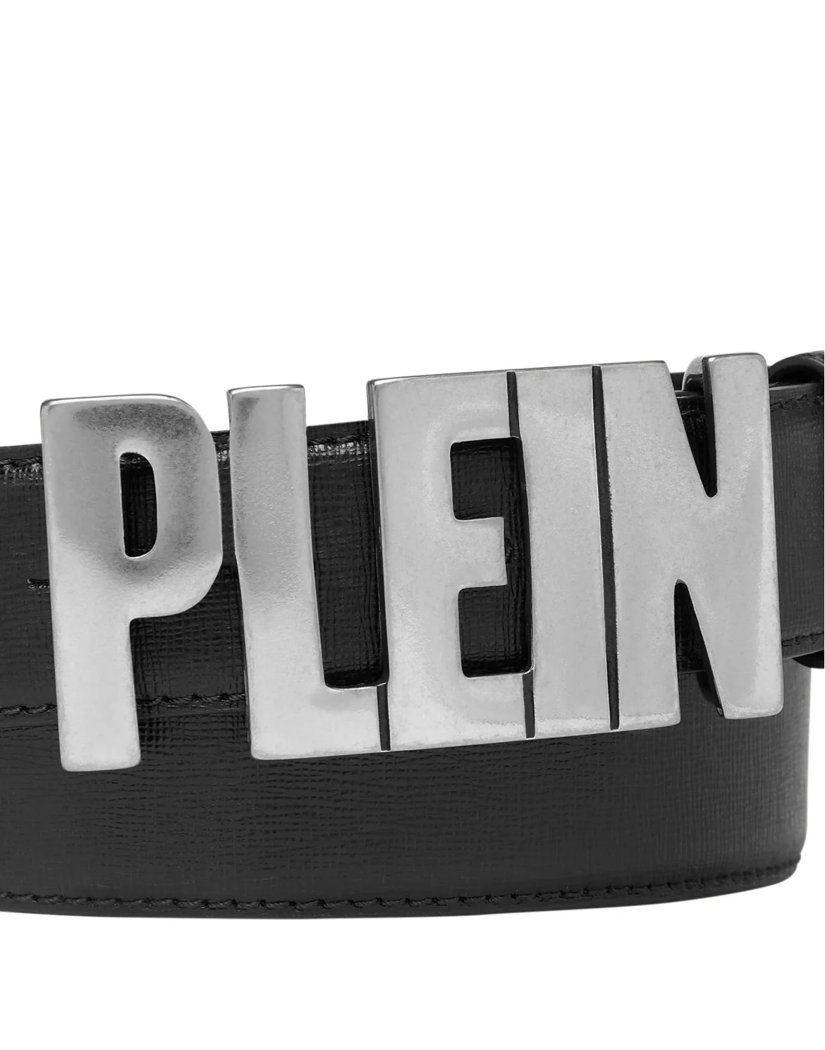 Leather Belt Philipp Plein TM, цвет: Черный