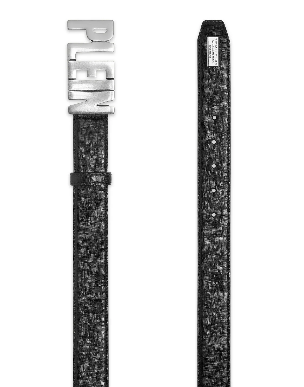 Leather Belt Philipp Plein TM, цвет: Черный