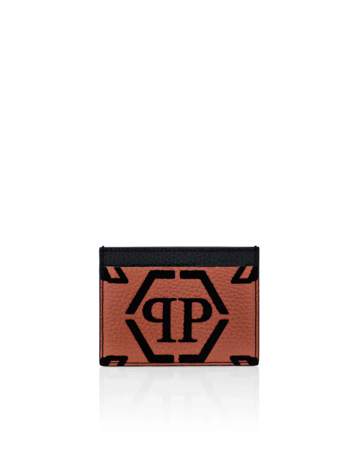Leather Credit Cards Holder Monogram, цвет: Коричневый