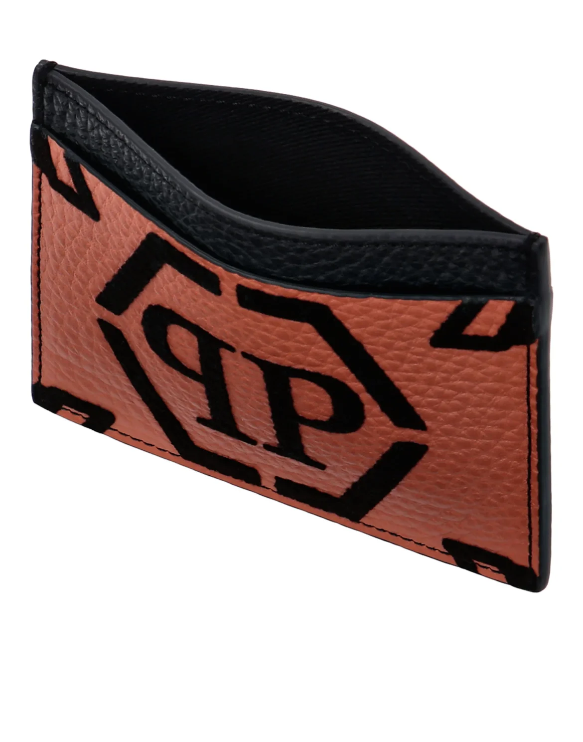 Leather Credit Cards Holder Monogram, цвет: Коричневый