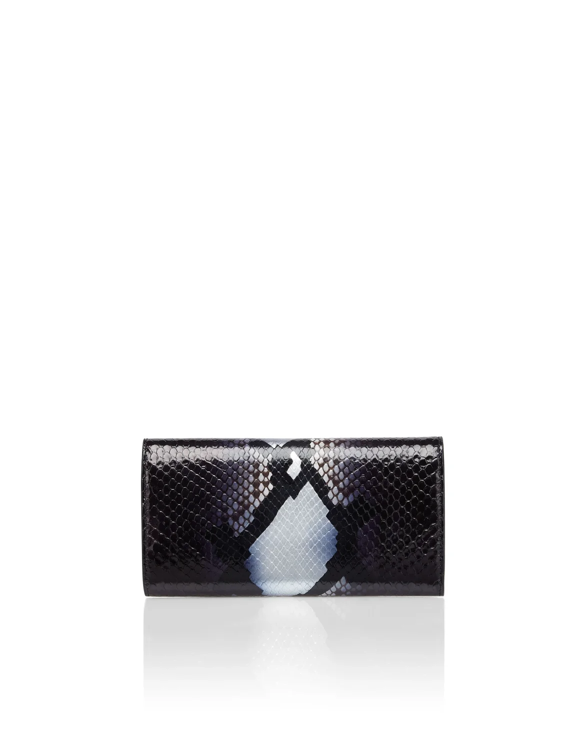 Python Continental wallet Luxury, цвет: Черный