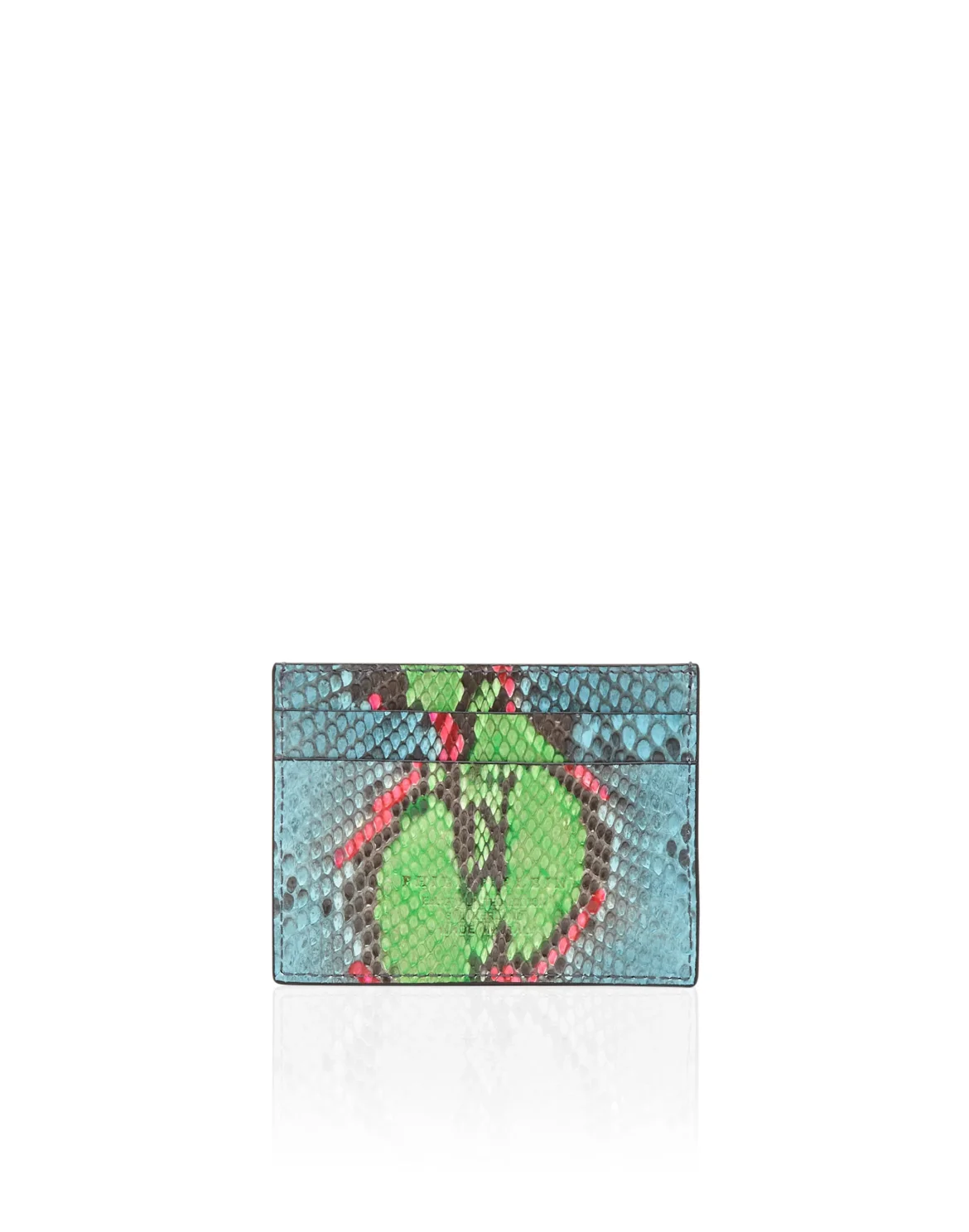 Python Credit Cards Holder Luxury, цвет: Бирюзовый