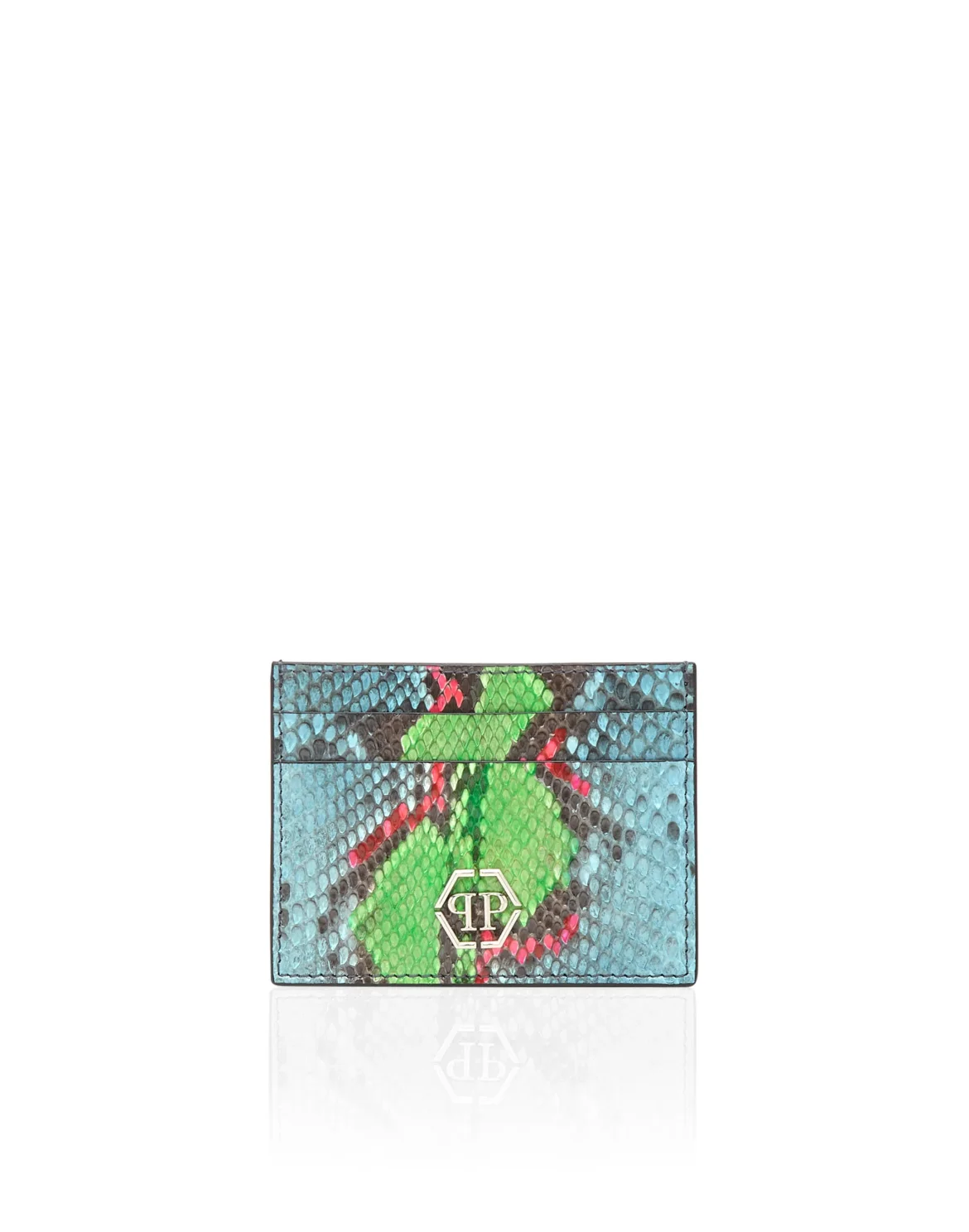 Python Credit Cards Holder Luxury, цвет: Бирюзовый