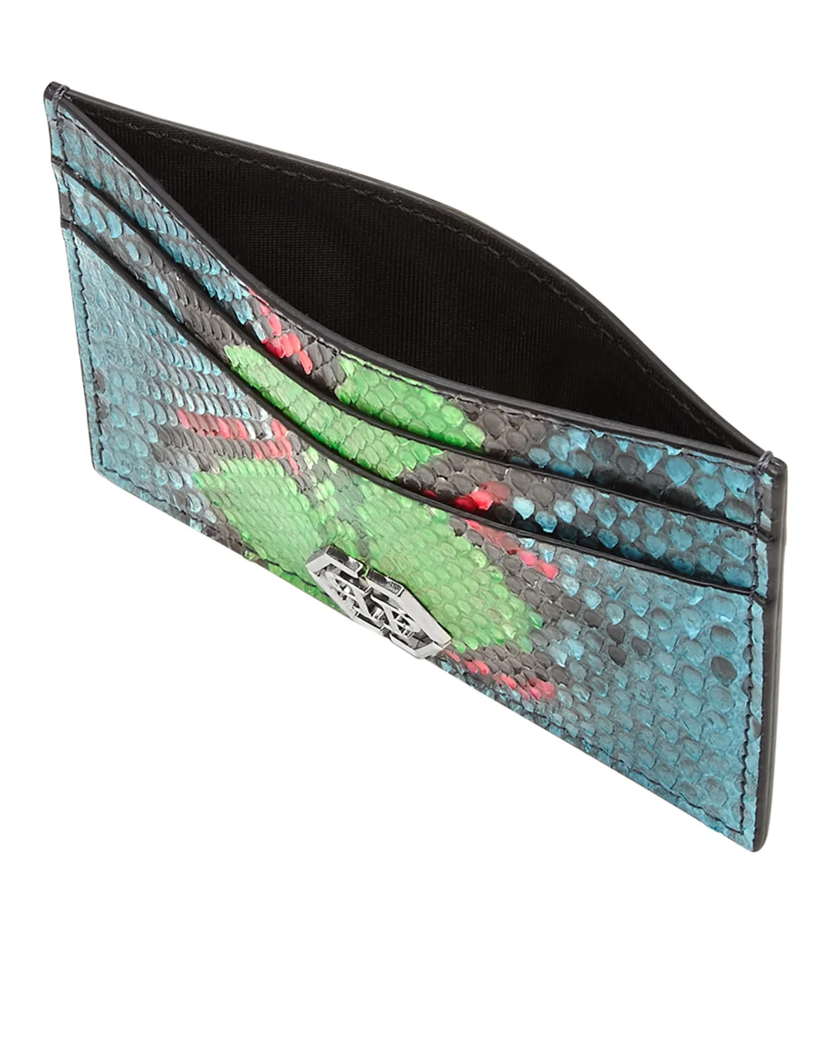 Python Credit Cards Holder Luxury, цвет: Бирюзовый