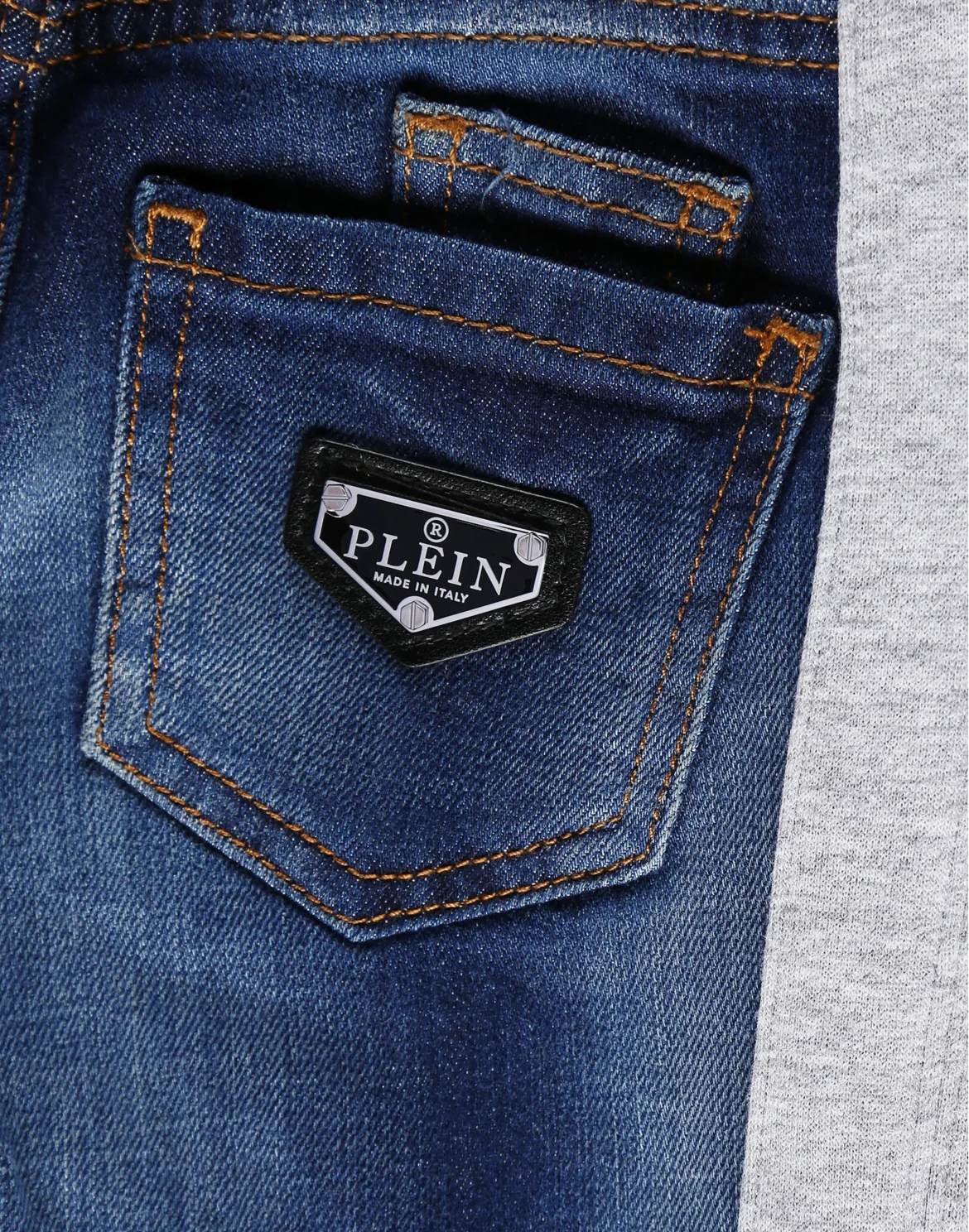 Denim Trousers Iconic Plein, цвет: Синий