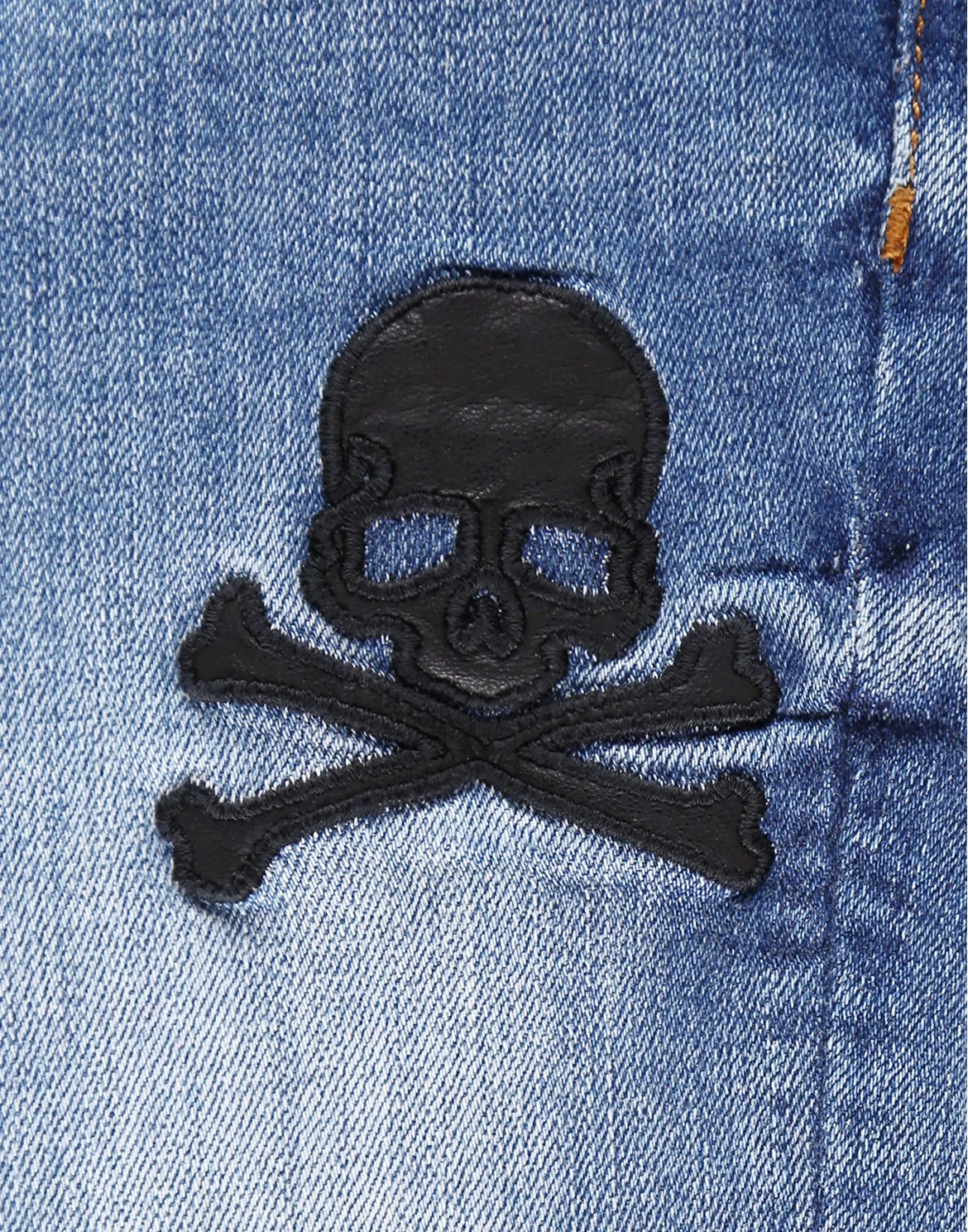 Denim Trousers Skull, цвет: Синий