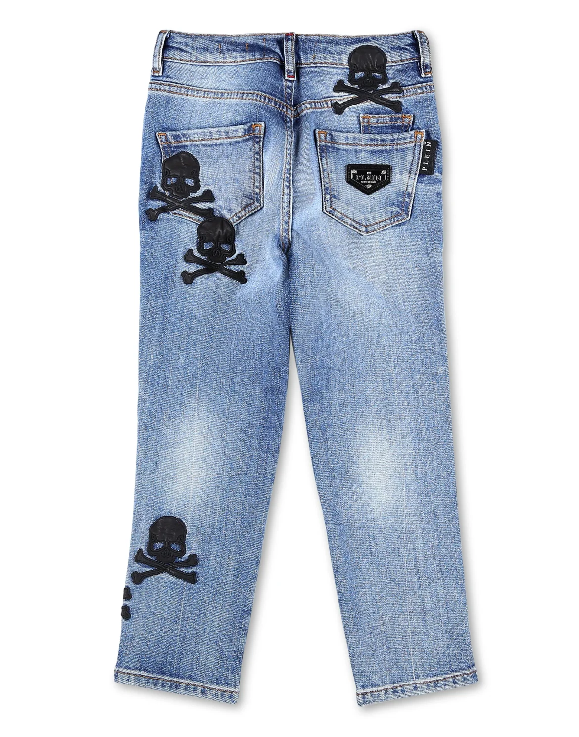Denim Trousers Skull, цвет: Синий