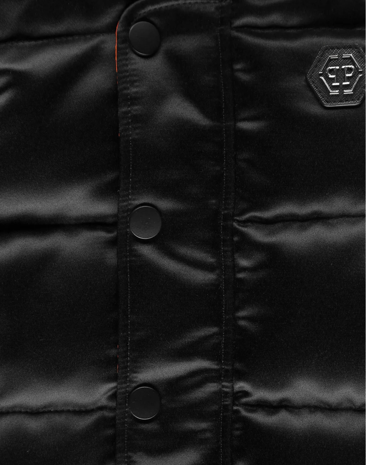 Long Down Jacket Iconic Plein, цвет: Черный