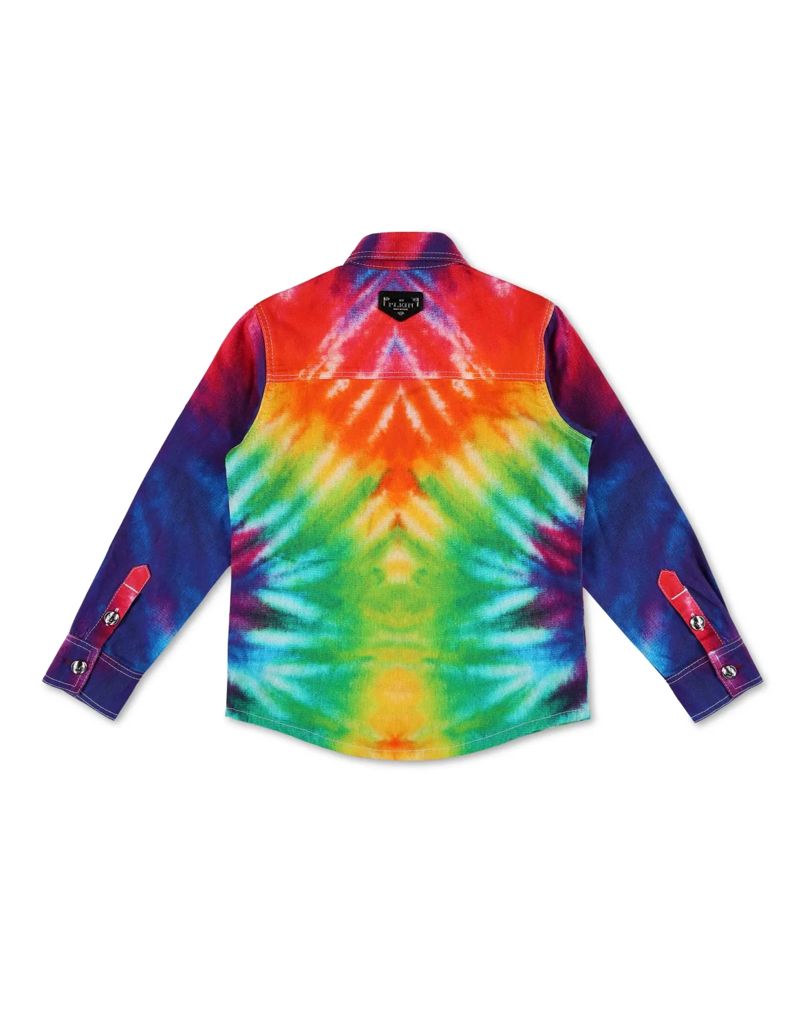 Denim Shirt Ls Tie dye, цвет: Мультиколор