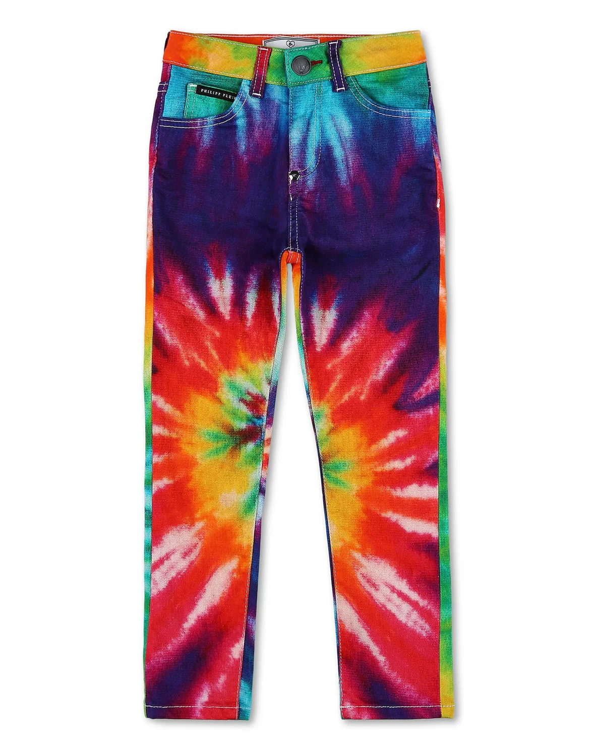 Denim Super High Waist Jegging Tie dye, цвет: Мультиколор