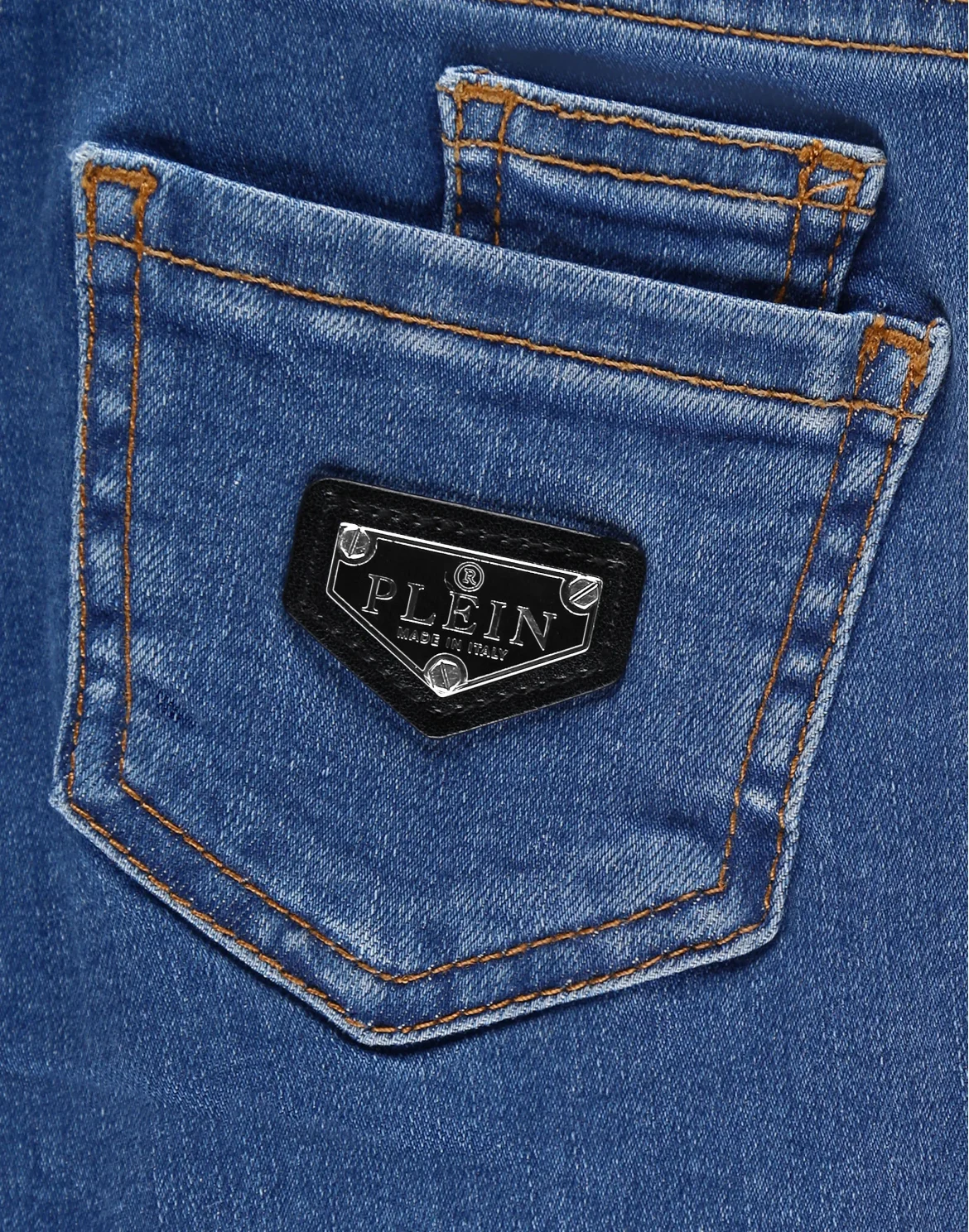 Denim Regular fit Iconic Plein, цвет: Синий