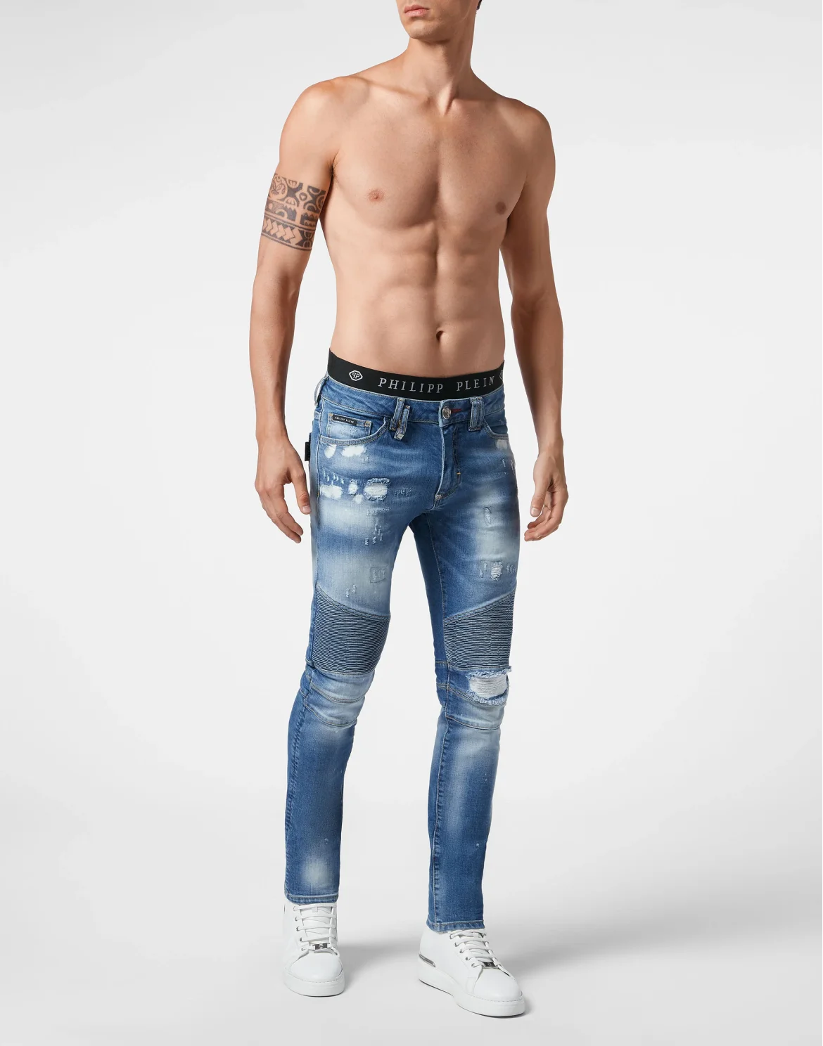Biker Slim Fit Istitutional, цвет: Синий