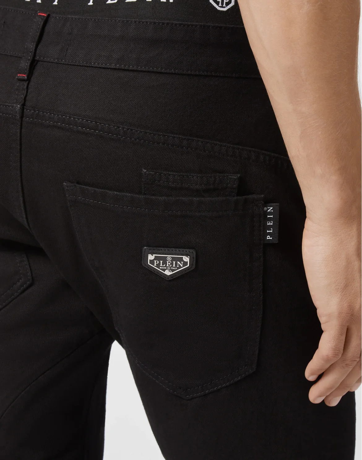 Denim Milano cut Iconic Plein, цвет: Черный