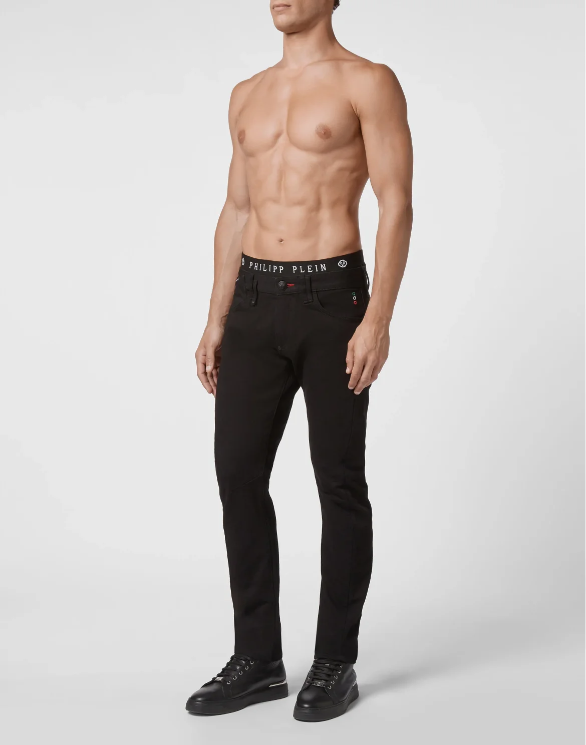 Denim Milano cut Iconic Plein, цвет: Черный