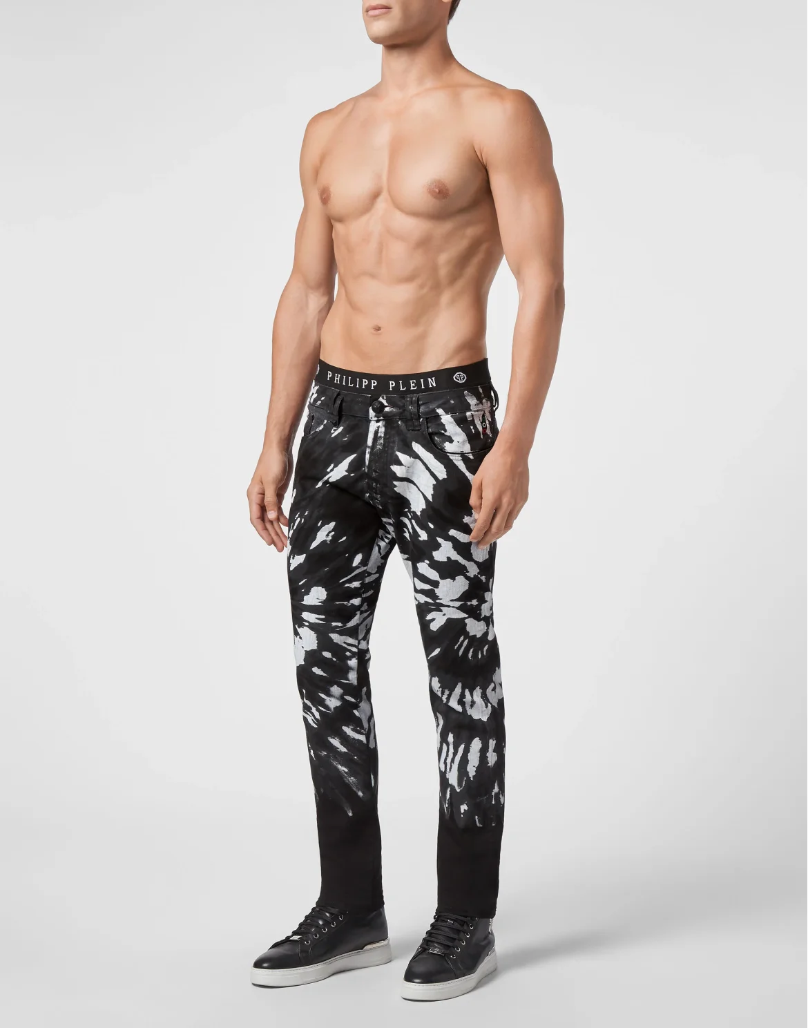 Drill New Skinny Fit Tie dye, цвет: Черный