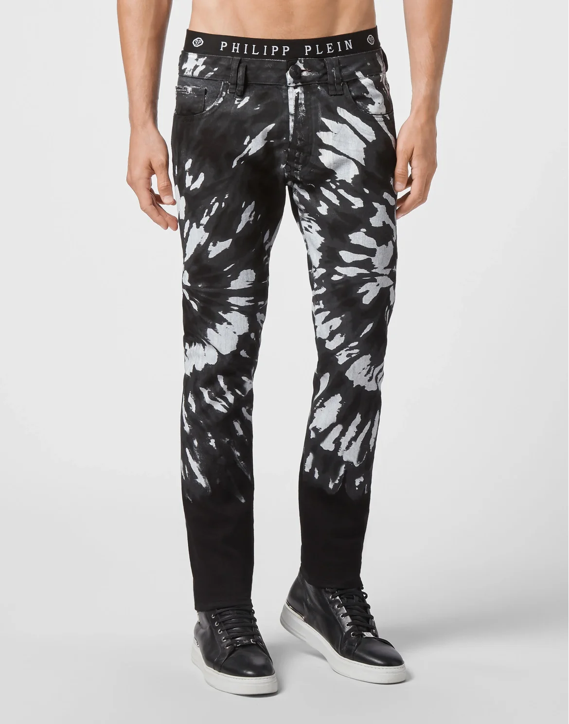 Drill New Skinny Fit Tie dye, цвет: Черный