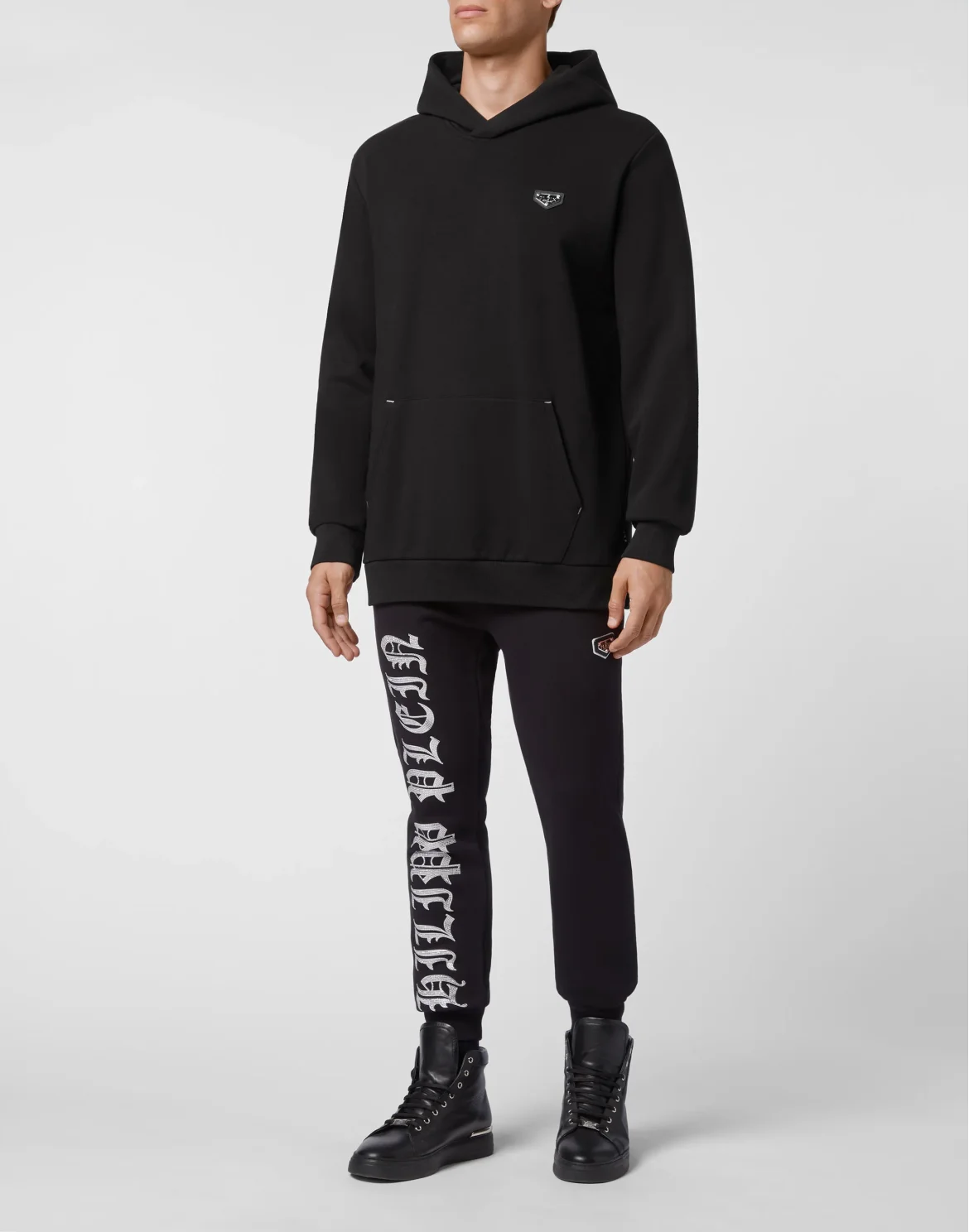 Hoodie sweatshirt Iconic Plein, цвет: Черный