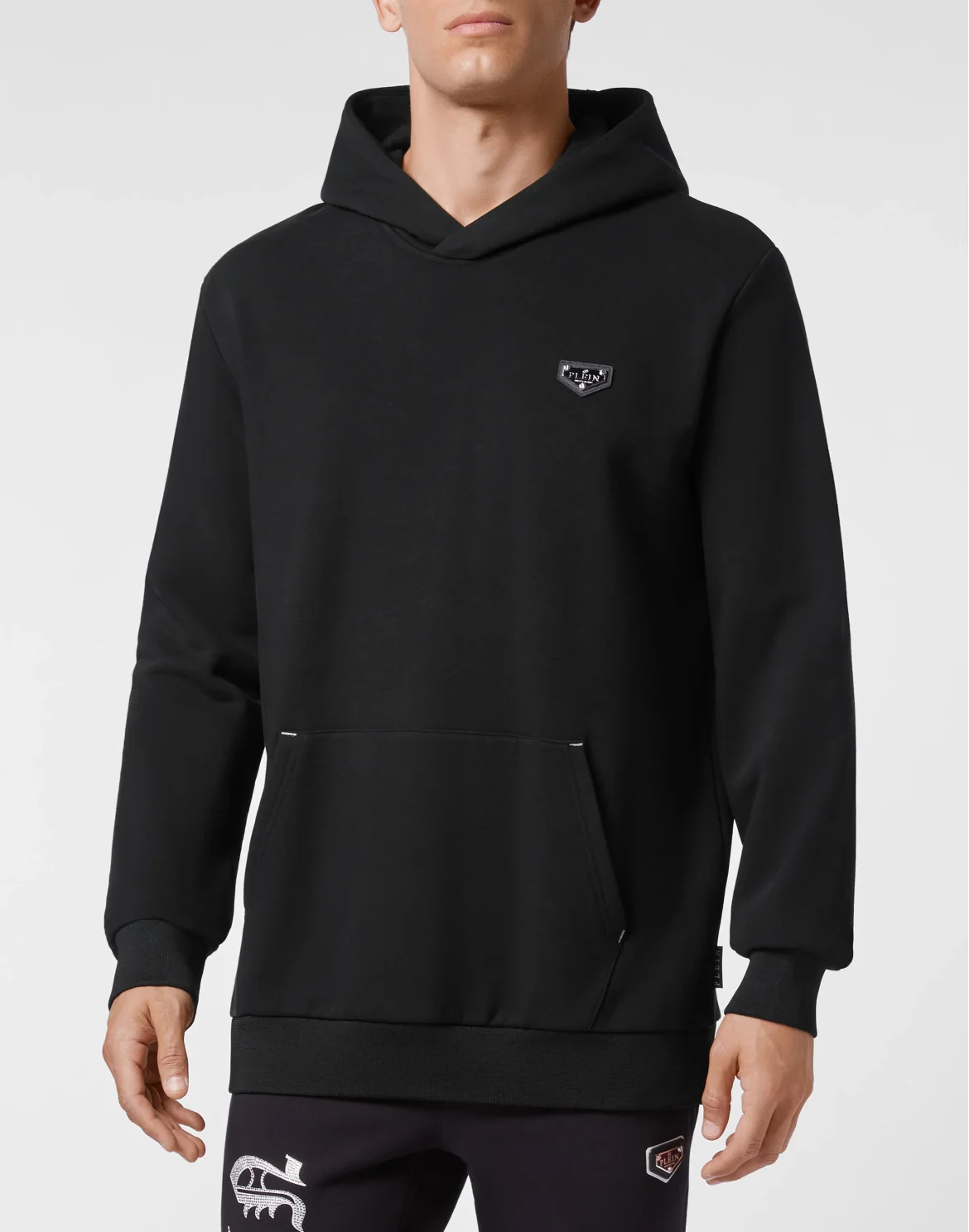 Hoodie sweatshirt Iconic Plein, цвет: Черный