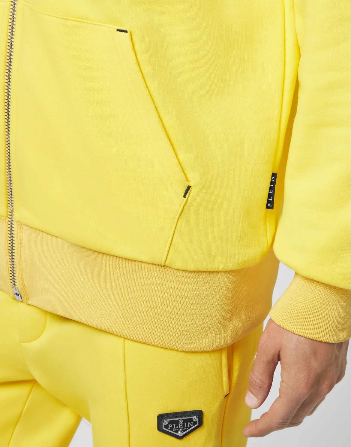 Hoodie Sweatjacket Iconic Plein, цвет: Желтый
