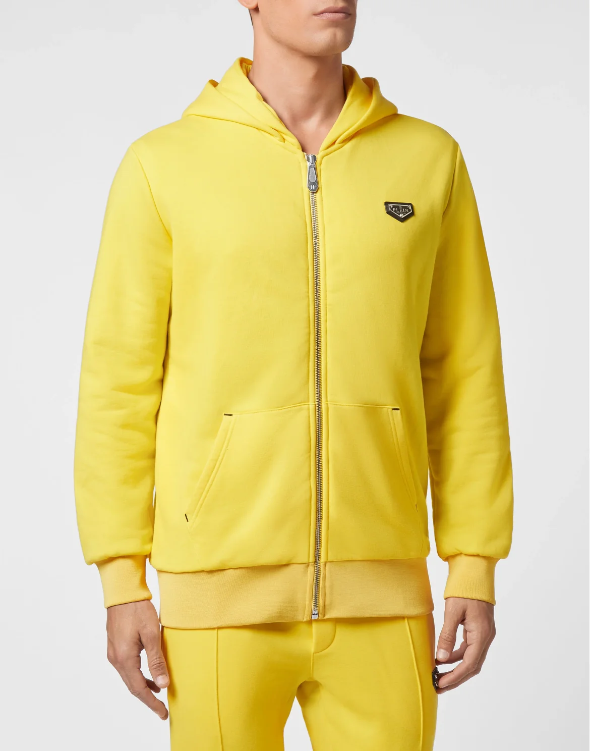 Hoodie Sweatjacket Iconic Plein, цвет: Желтый