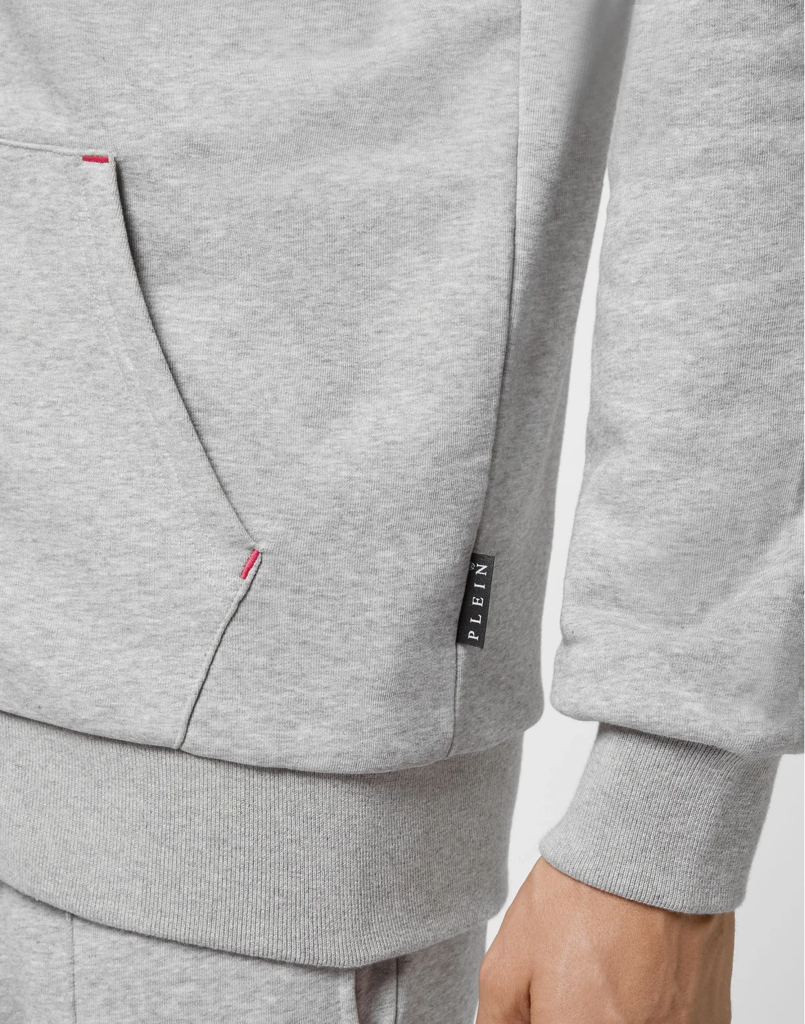 Hoodie Sweatjacket Iconic Plein, цвет: Серый