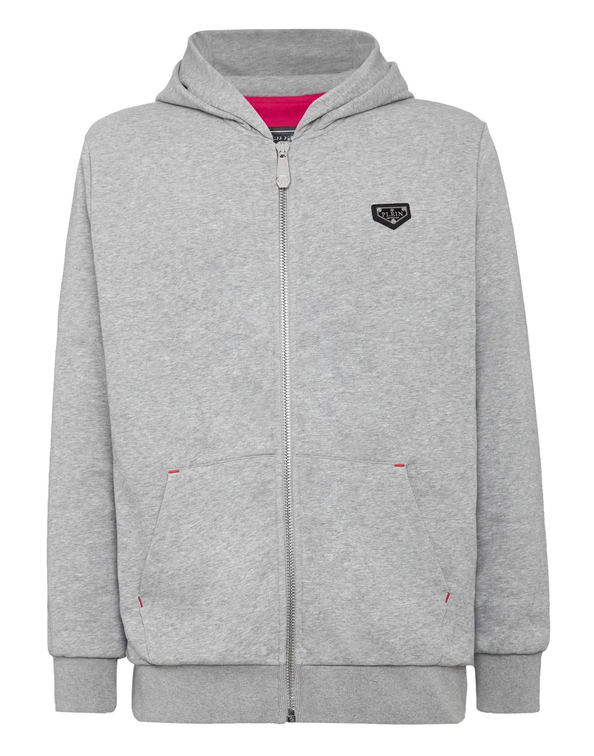 Hoodie Sweatjacket Iconic Plein, цвет: Серый