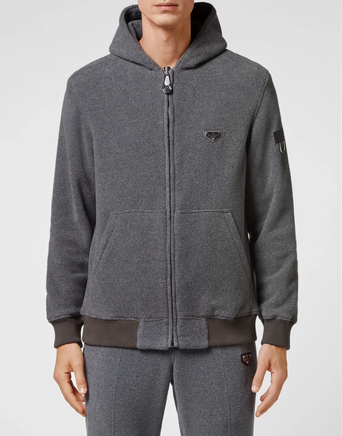 Hoodie Sweatjacket/Trousers Signature, цвет: Серый