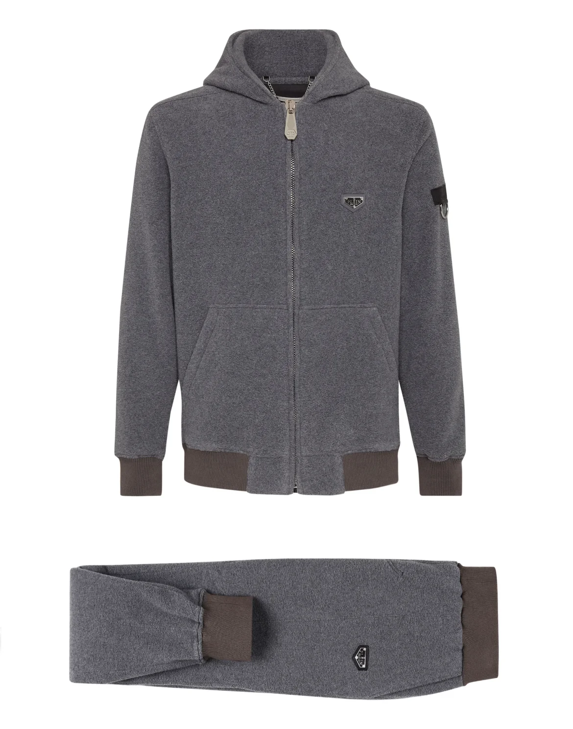 Hoodie Sweatjacket/Trousers Signature, цвет: Серый
