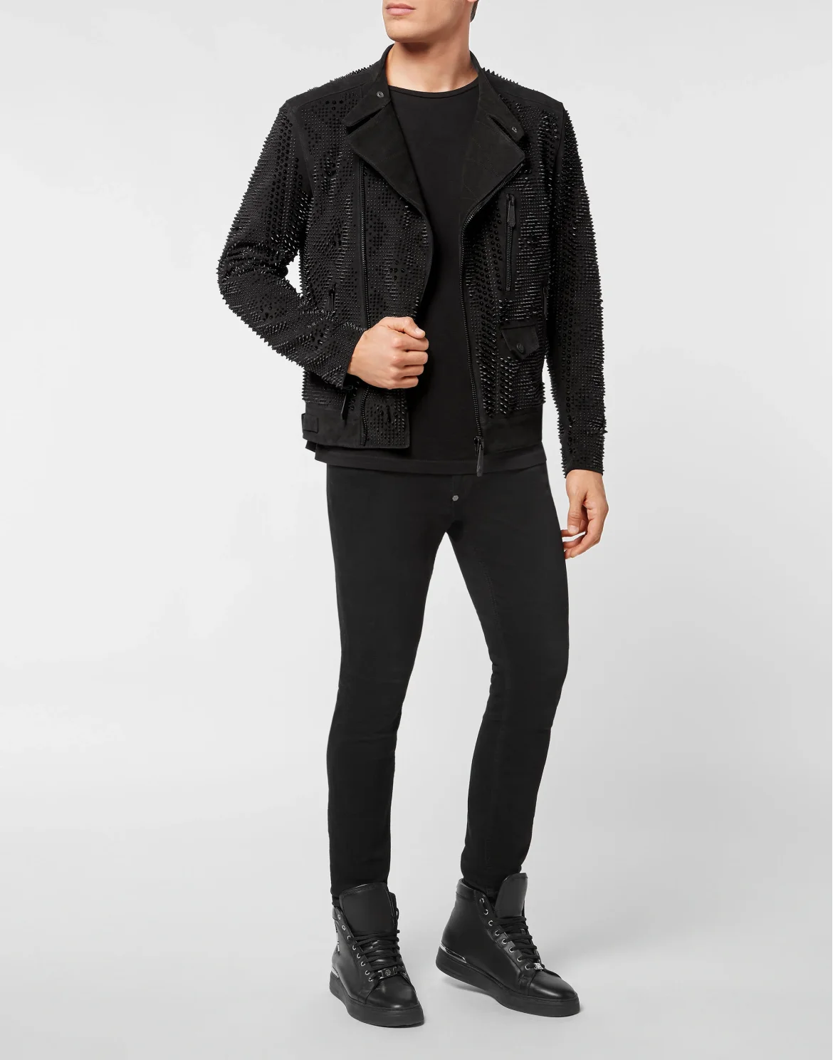 Leather Biker Studs, цвет: Черный