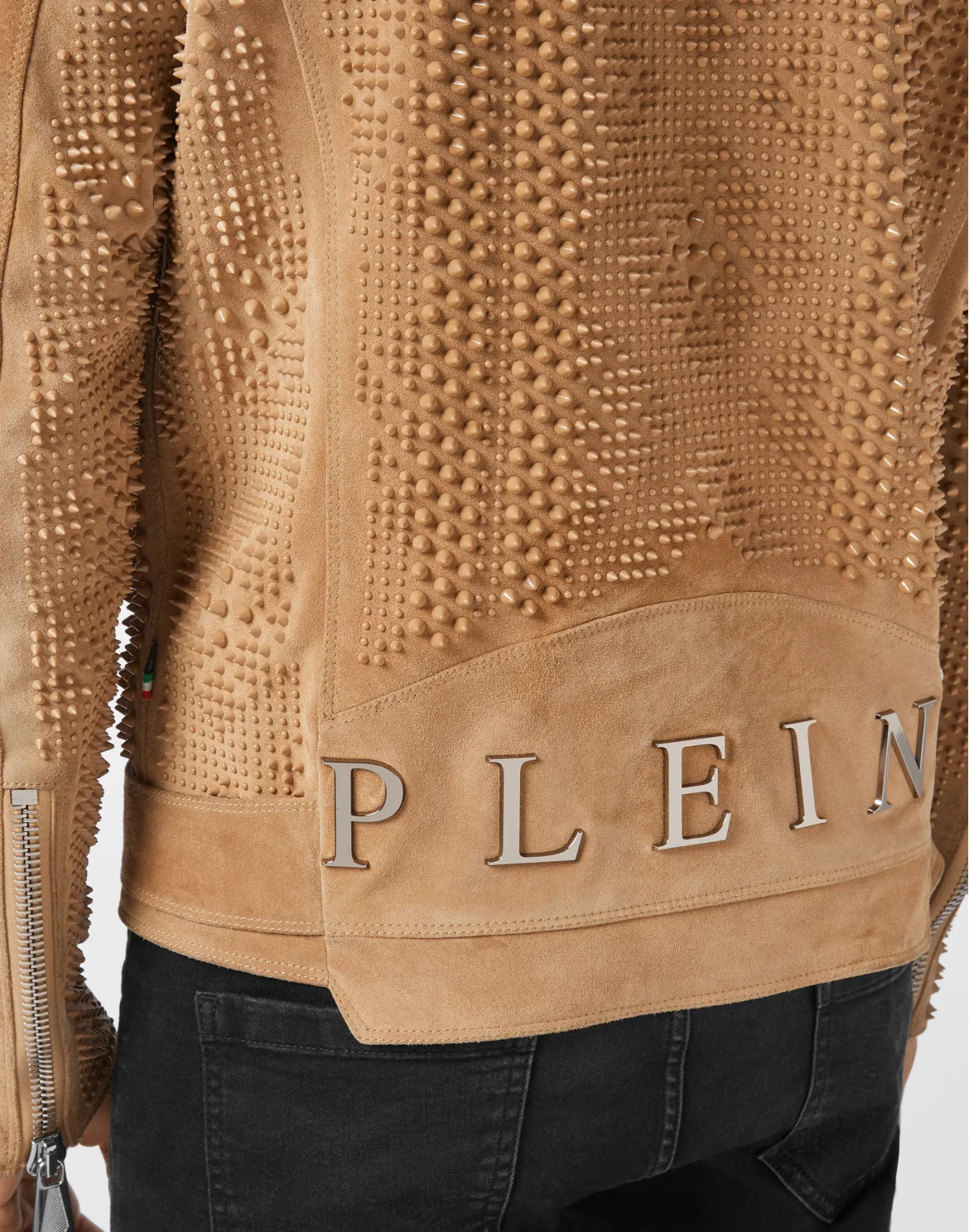 Leather Biker Studs, цвет: Бежевый