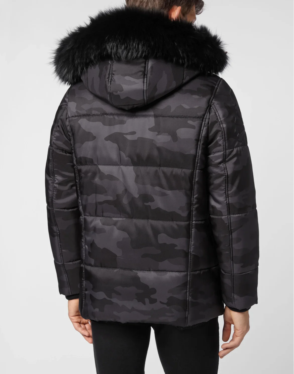 Nylon Jacket Camouflage Luxury, цвет: Черный