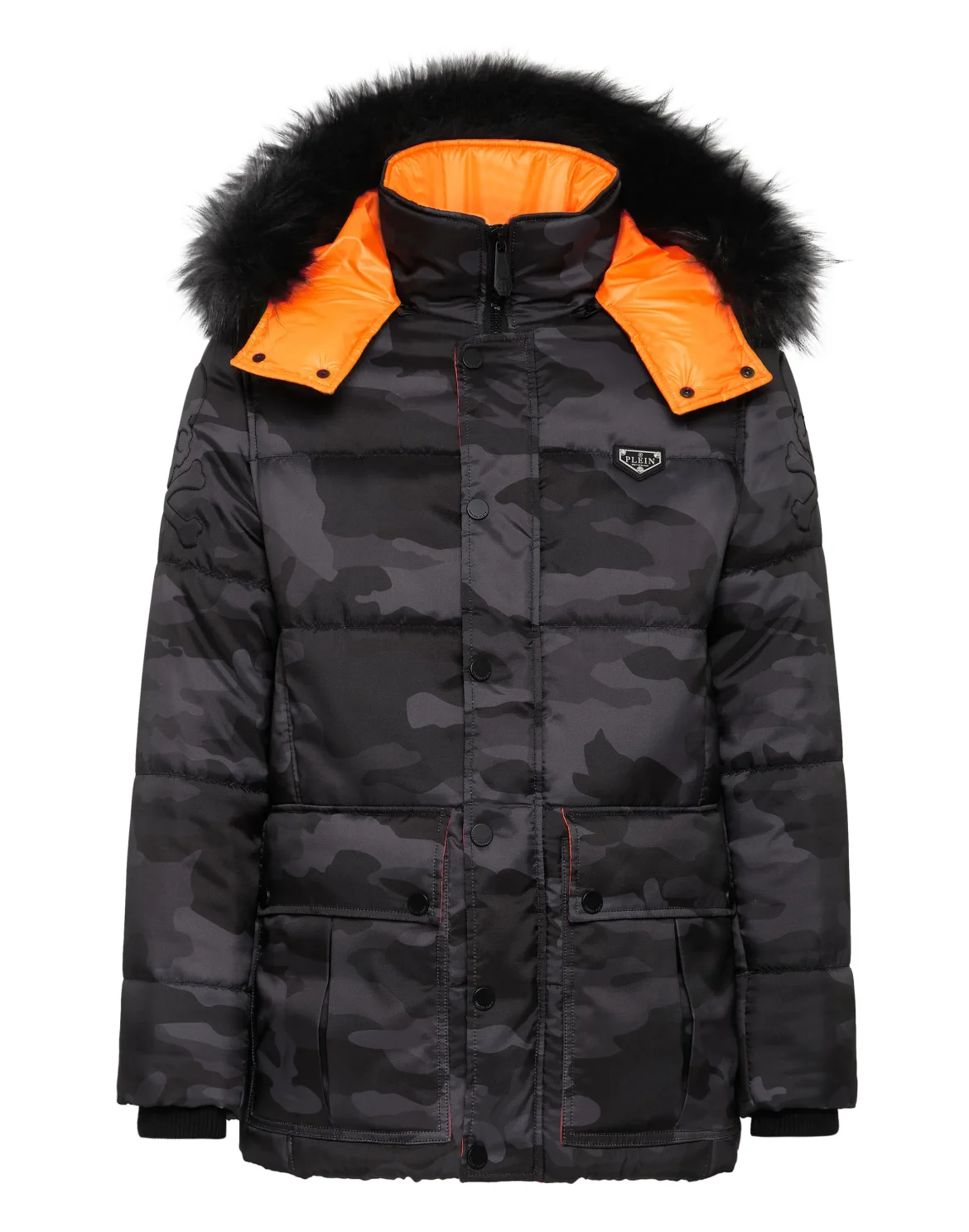 Nylon Jacket Camouflage Luxury, цвет: Черный
