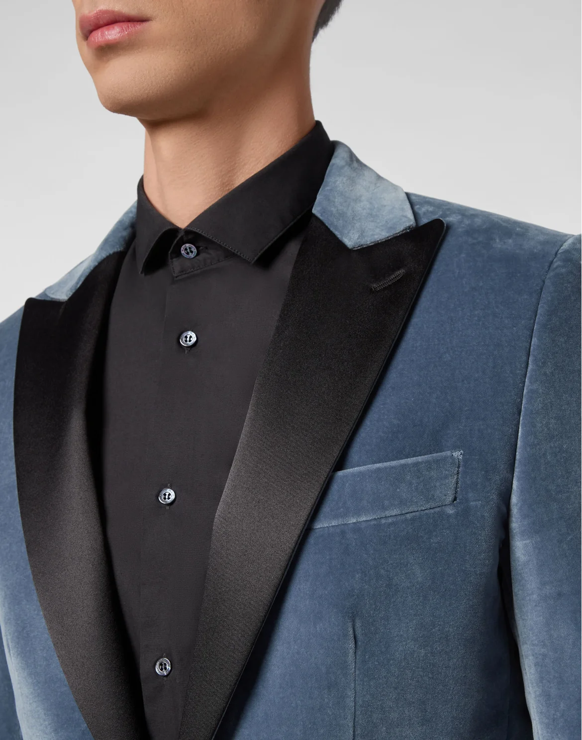 Velvet Blazer Lord Fit Elegant, цвет: Голубой