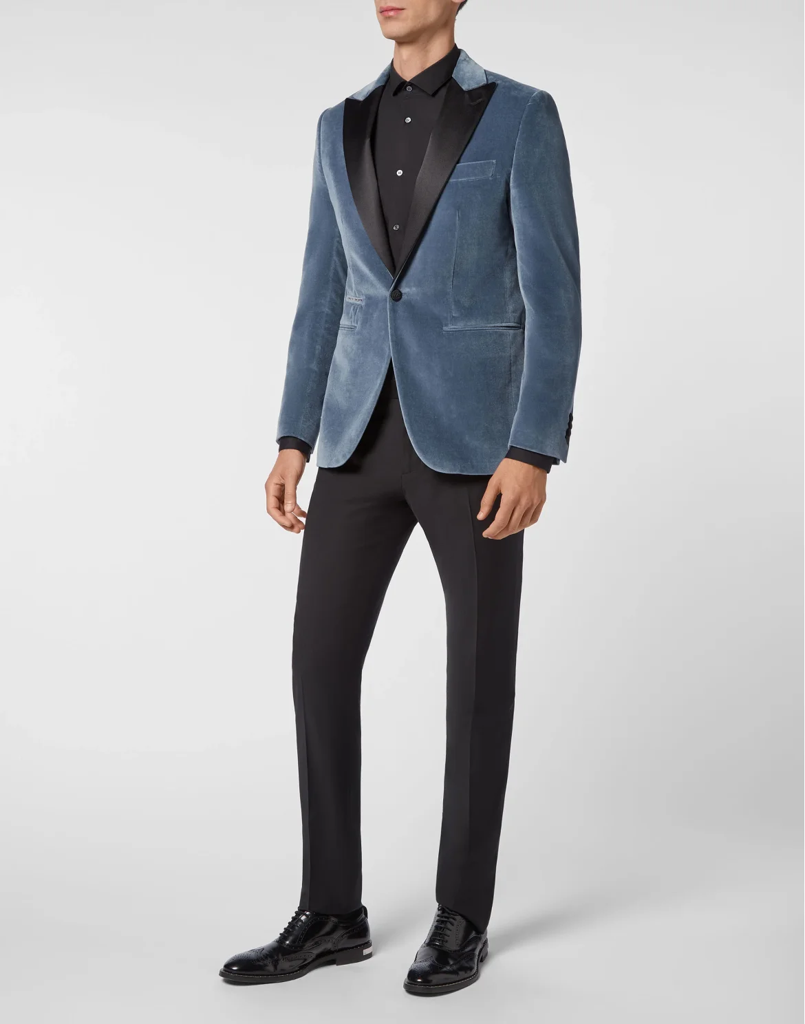 Velvet Blazer Lord Fit Elegant, цвет: Голубой