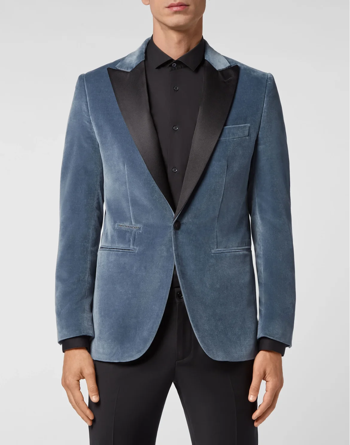 Velvet Blazer Lord Fit Elegant, цвет: Голубой