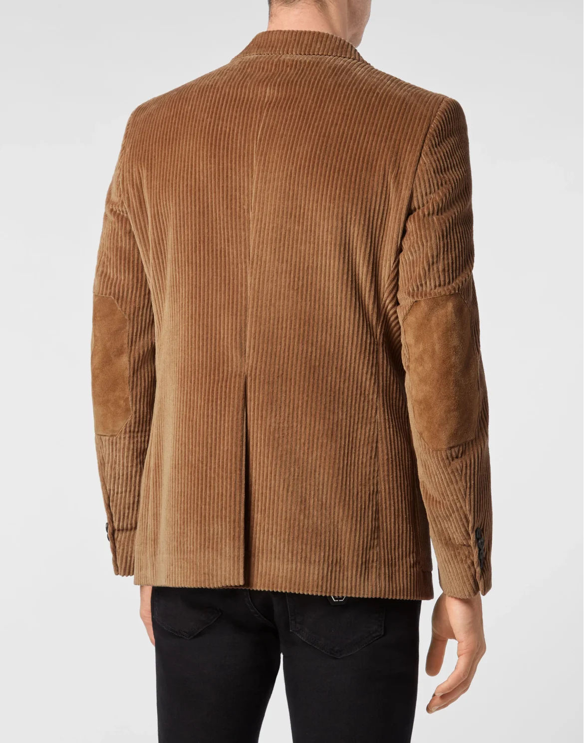 Corduroy Blazer Gigolò Fit Iconic Plein, цвет: Бежевый