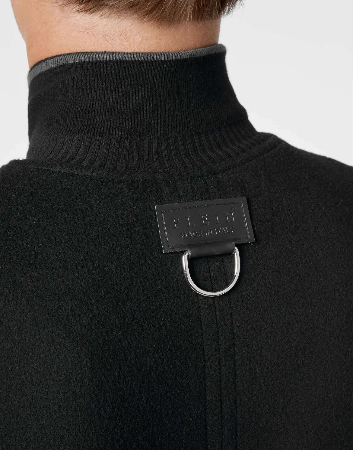 Cashmere 10 Jacket/Trousers suede insert Iconic Plein, цвет: Черный