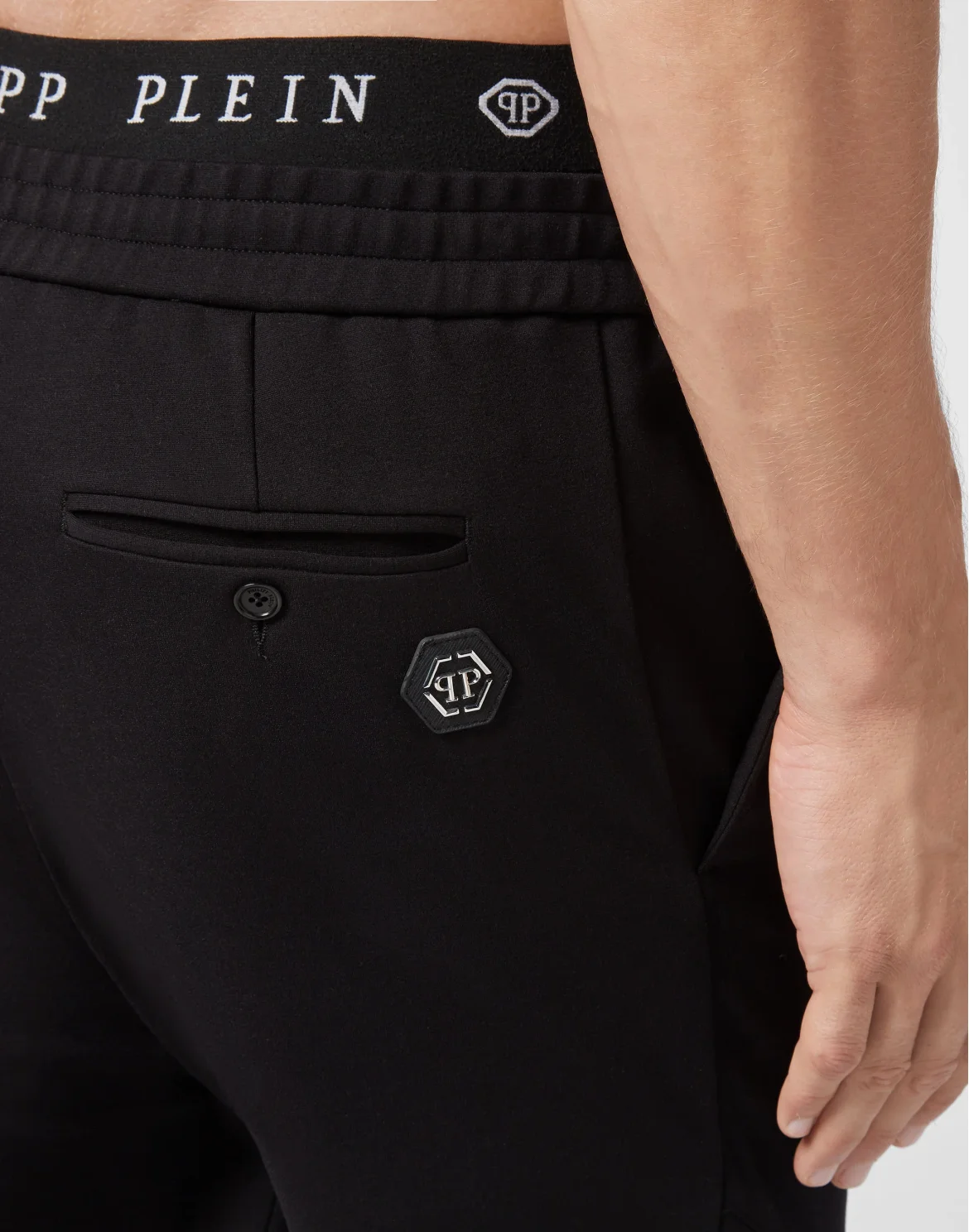 Jersey Jogging Trousers Iconic Plein, цвет: Черный