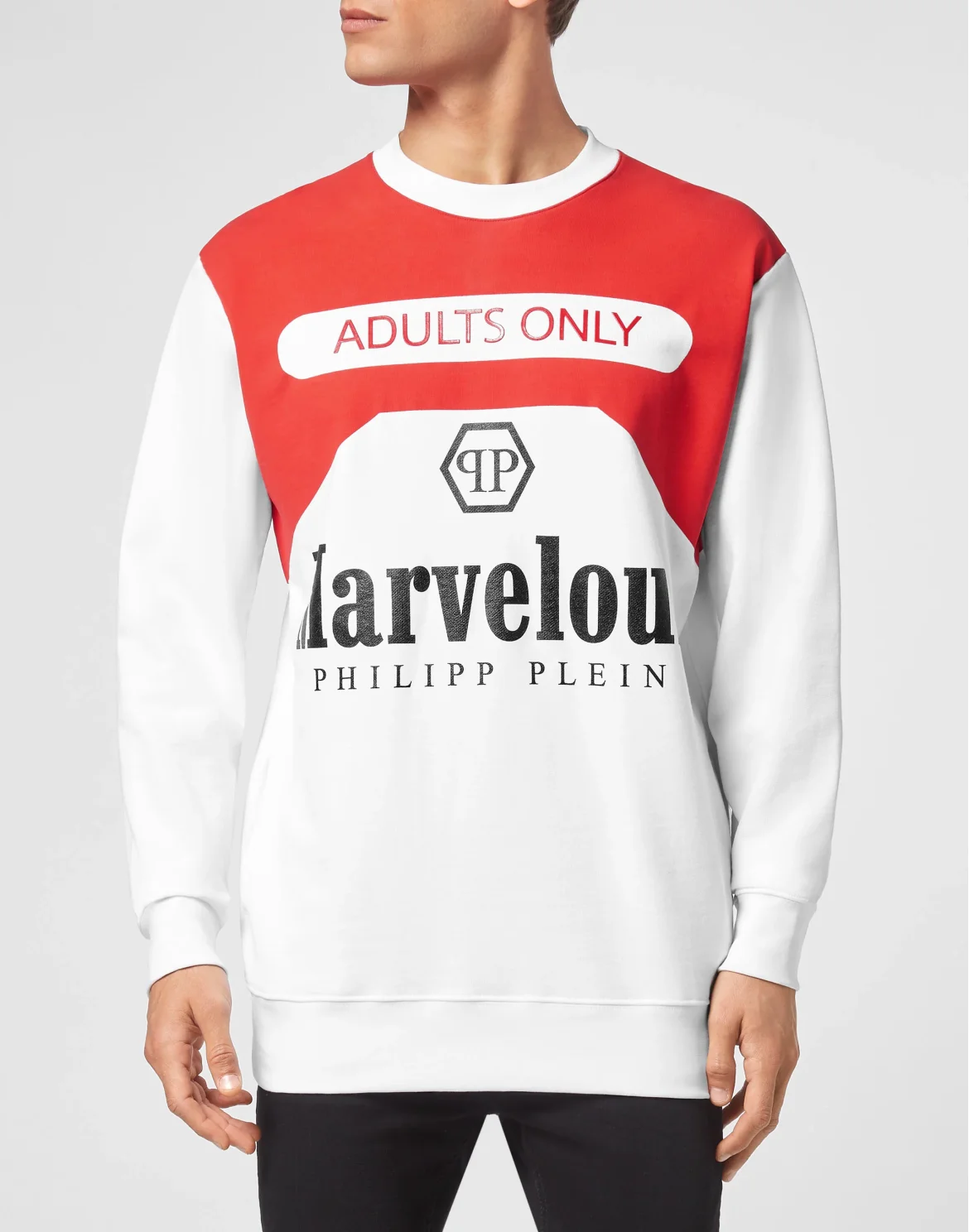 Sweatshirt LS print Marvelous, цвет: Белый