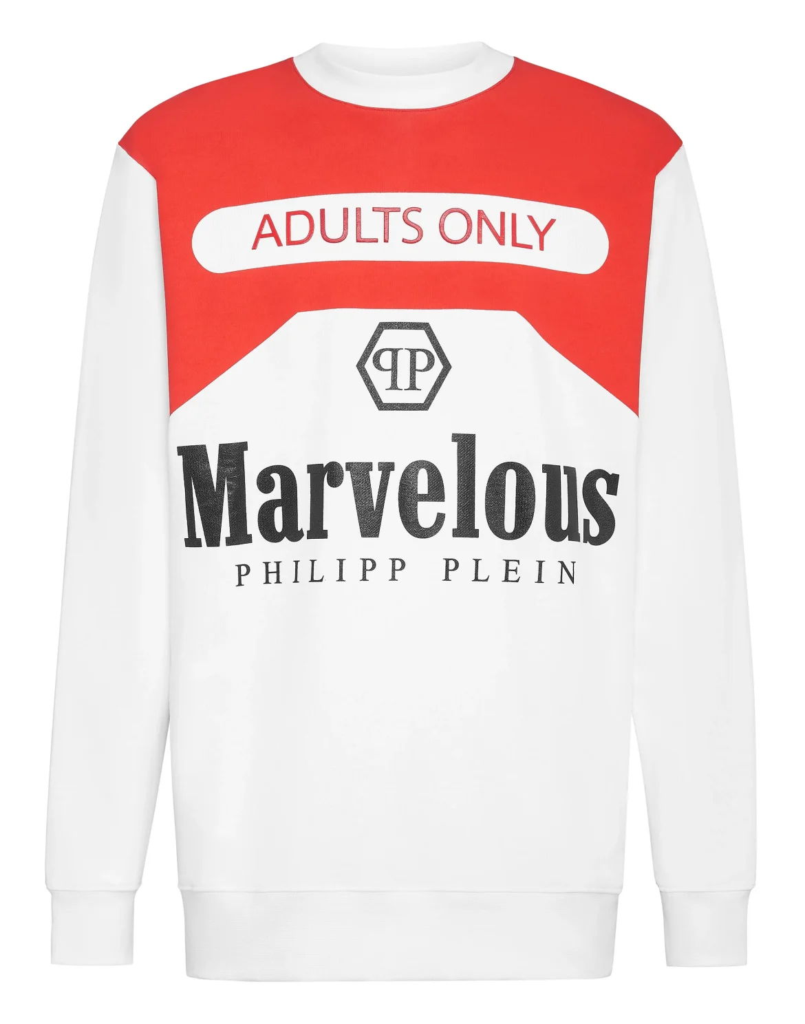 Sweatshirt LS print Marvelous, цвет: Белый