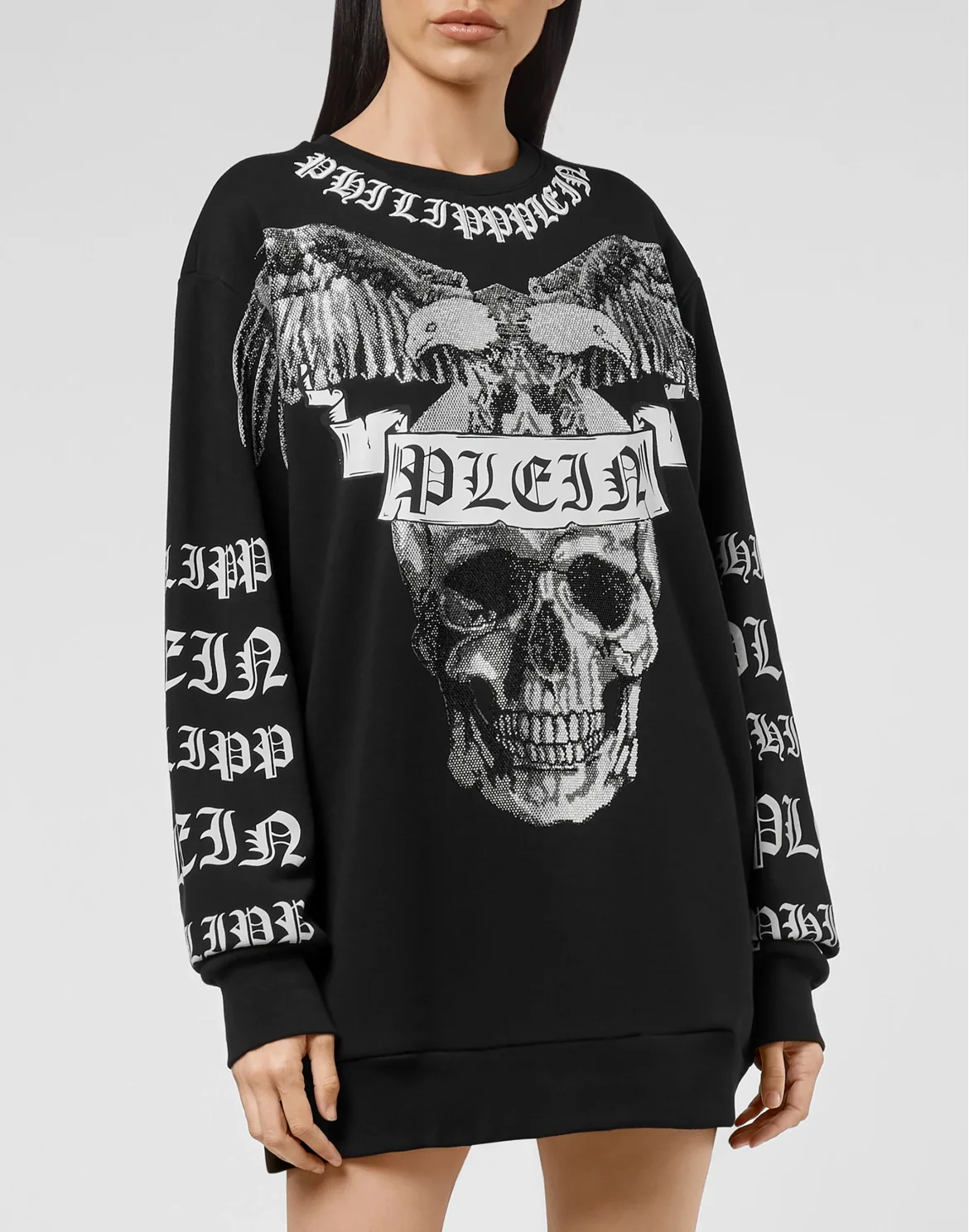 Sweatshirt LS stones Eagles, цвет: Черный