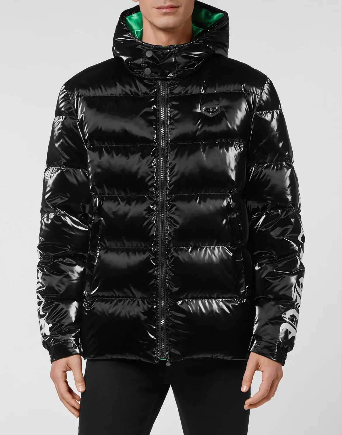 Nylon Bomber Philipp Plein No Limit$, цвет: Черный