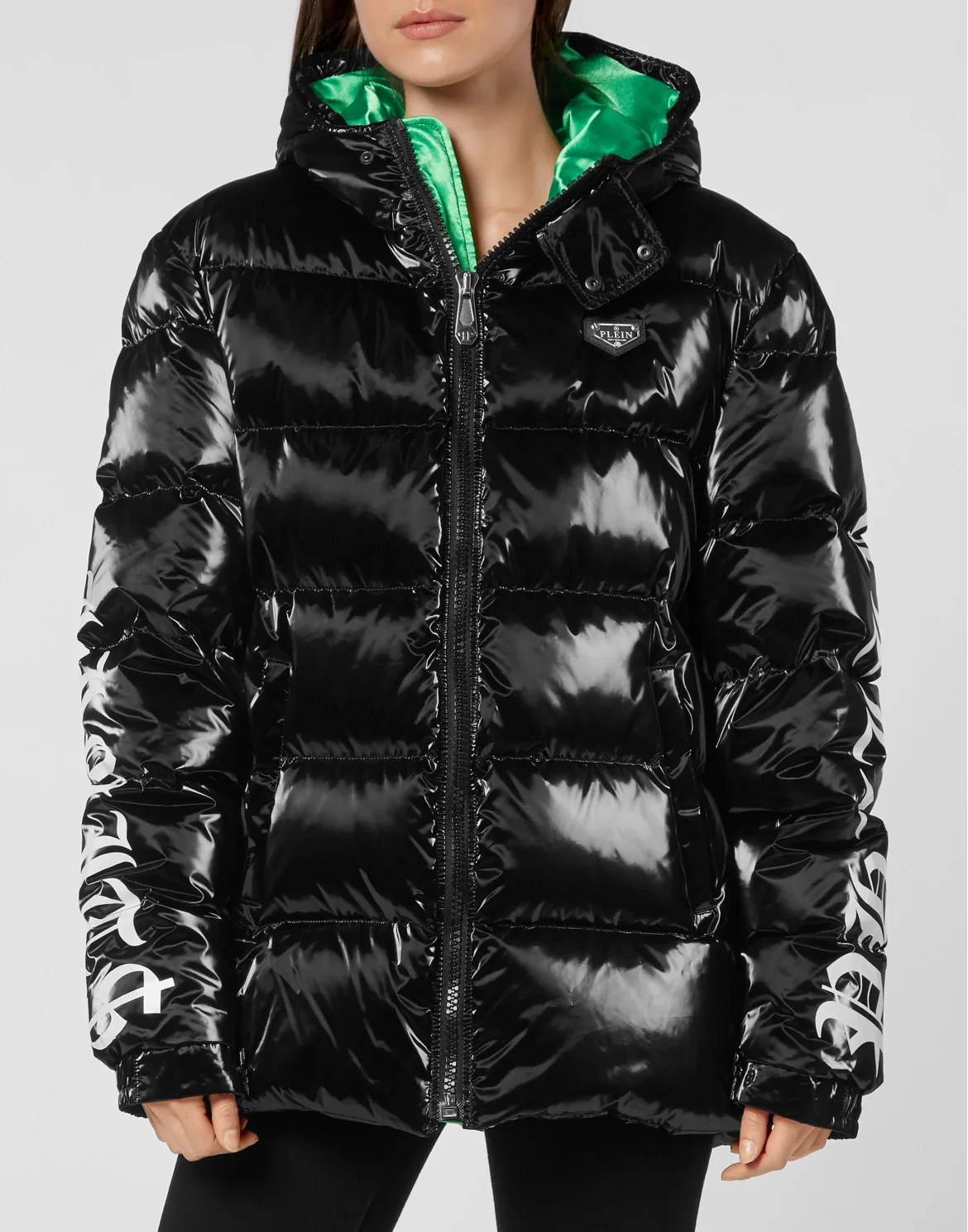 Nylon Bomber Philipp Plein No Limit$, цвет: Черный
