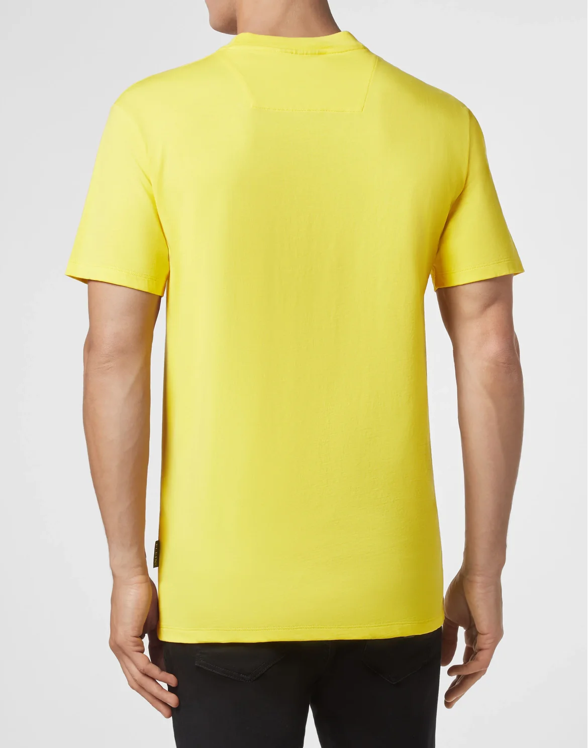 T-shirt Round Neck SS print Skull, цвет: Желтый